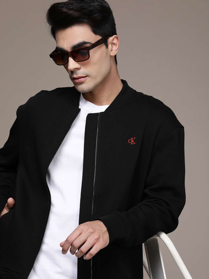 Calvin klein jeans black sweatshirt cheap