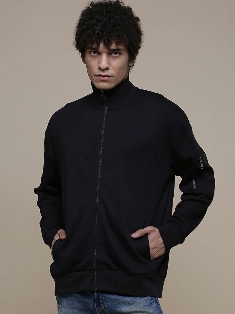 Calvin klein black sweatshirt mens hotsell