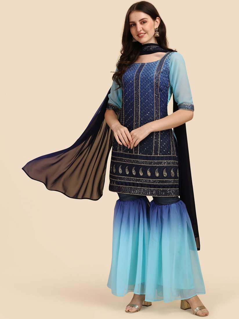 Long skirt with kurti myntra store