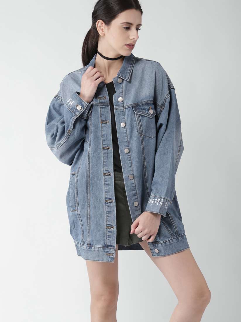 Longline denim jacket forever 21 cheap