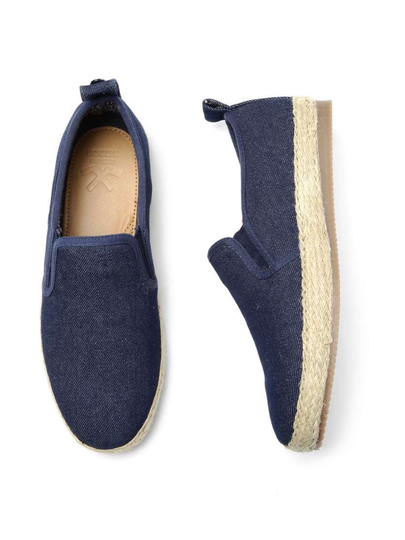 Buy WROGN Men Navy Blue Espadrilles Casual Shoes for Men 1883547 Myntra