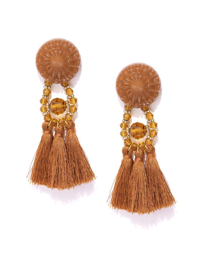 Tassel earrings myntra clearance