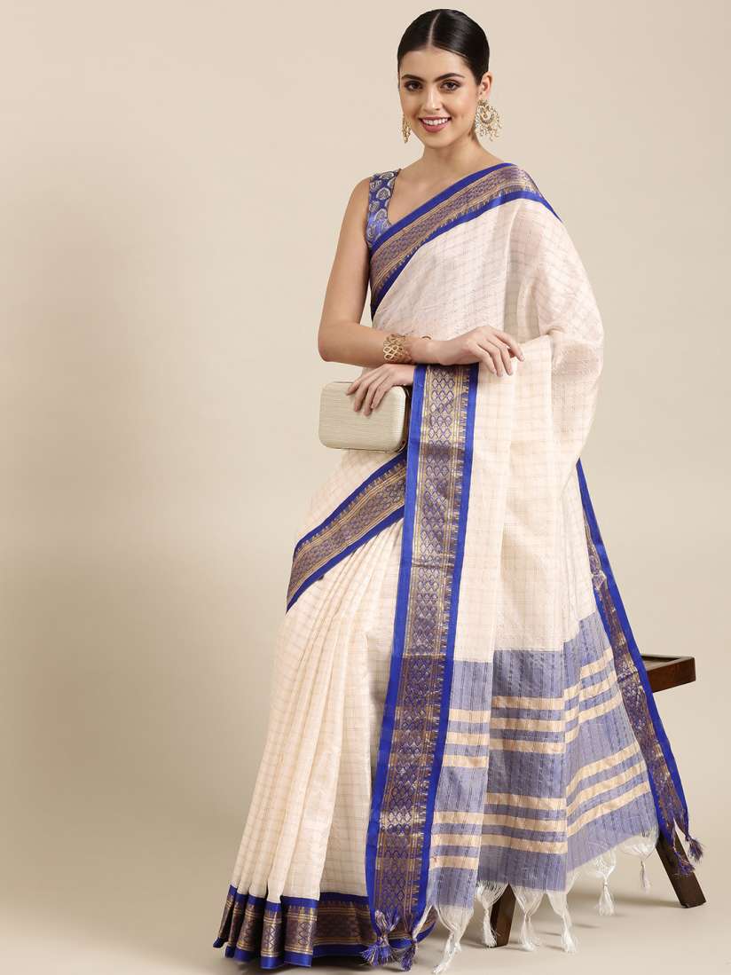 Cotton silk saree on myntra sales