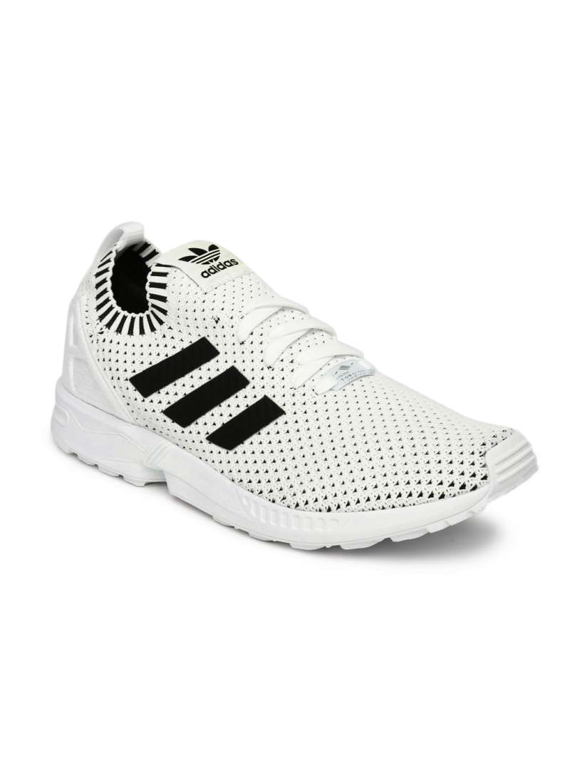 Zx flux white primeknit shoes on sale