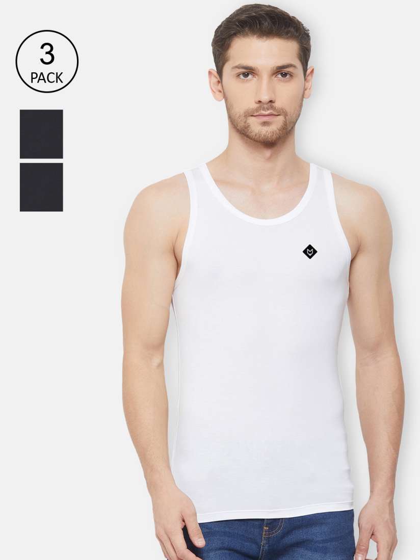 Buy Almo Wear Pack of 3 Men Slim Fit Vest Innerwear Vests for Men 18855210 Myntra