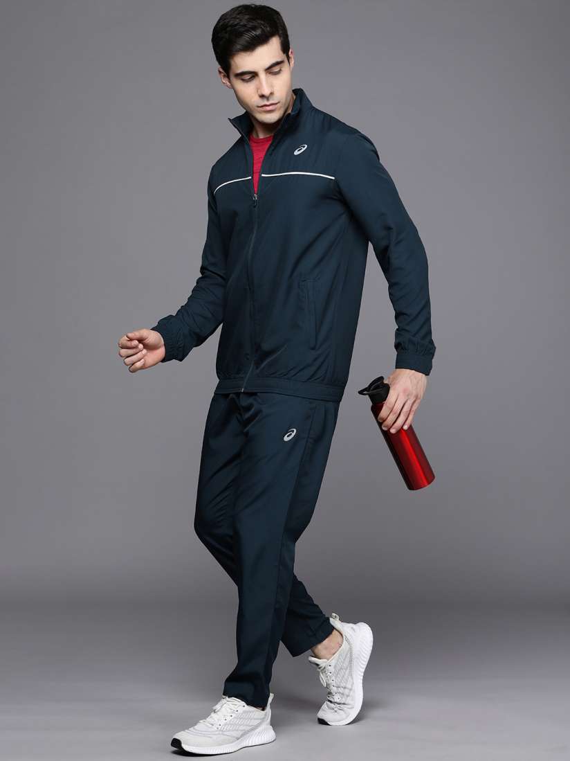 Buy ASICS Solid Color Line Basic Tracksuit Tracksuits for Men 18855656 Myntra