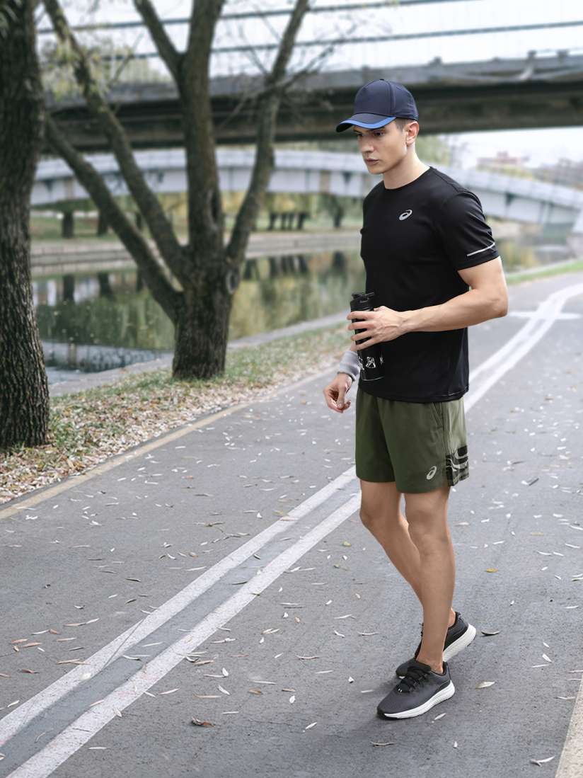 Asics sports shorts store