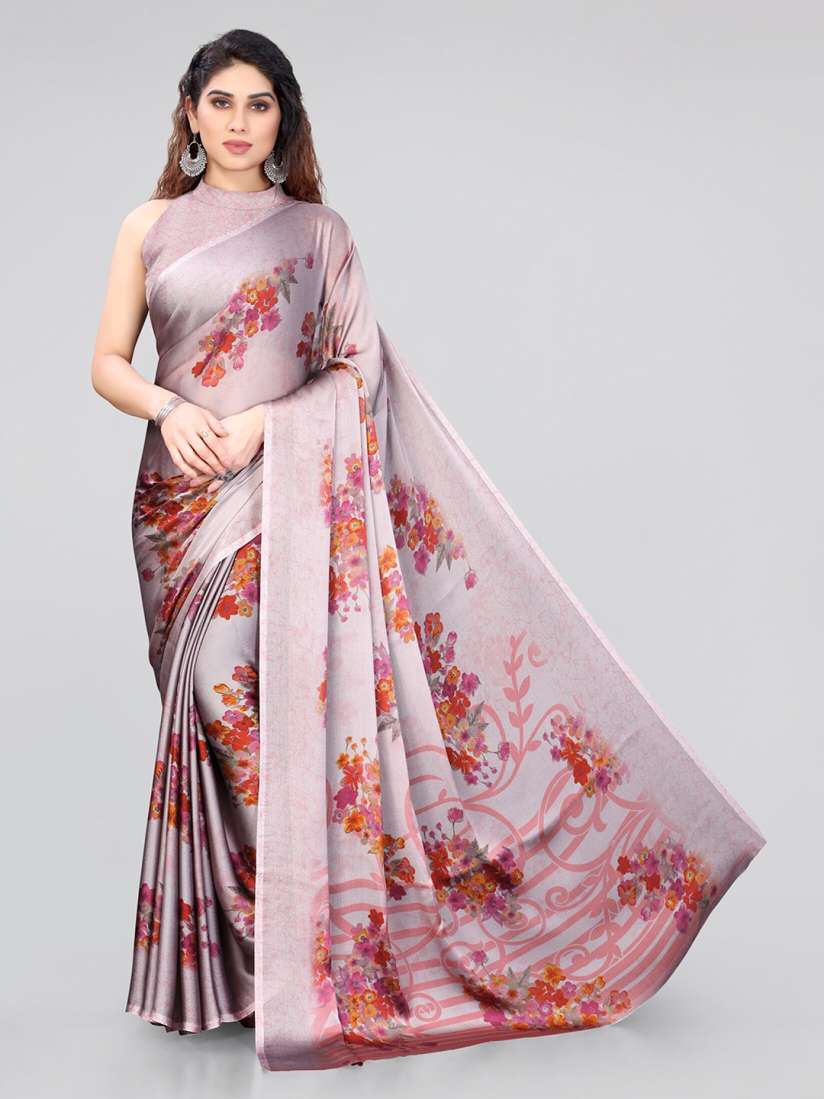 Buy KALINI Magenta Red Floral Saree Sarees for Women 18858944 Myntra
