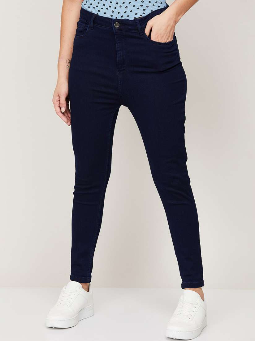 Buy Ginger by Lifestyle Women Blue Skinny Fit Jeans Jeans for Women 18859562 Myntra