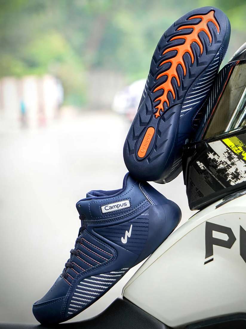 Campus navy blue shoes on sale