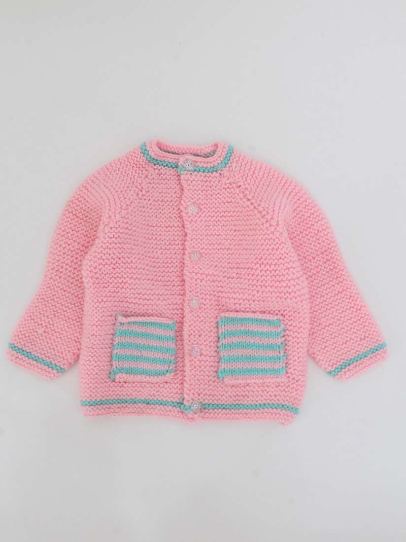 Pink and blue cardigan store