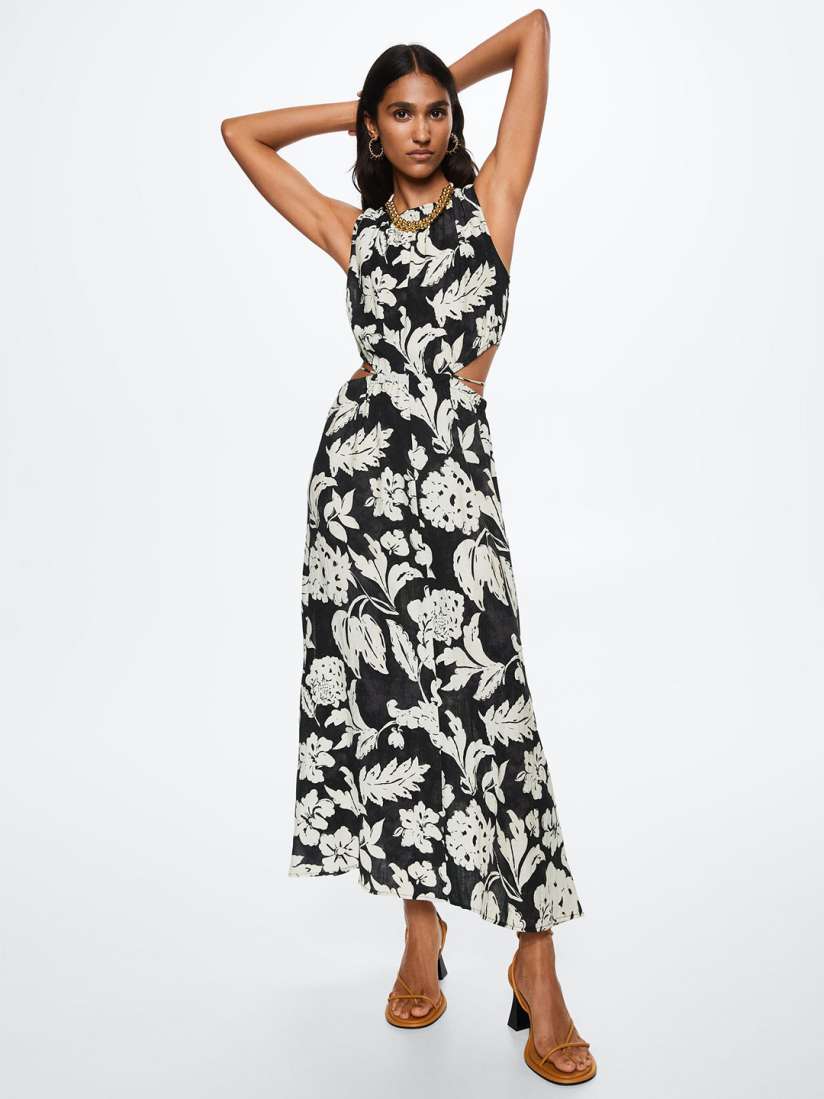 Mango cut out dress top