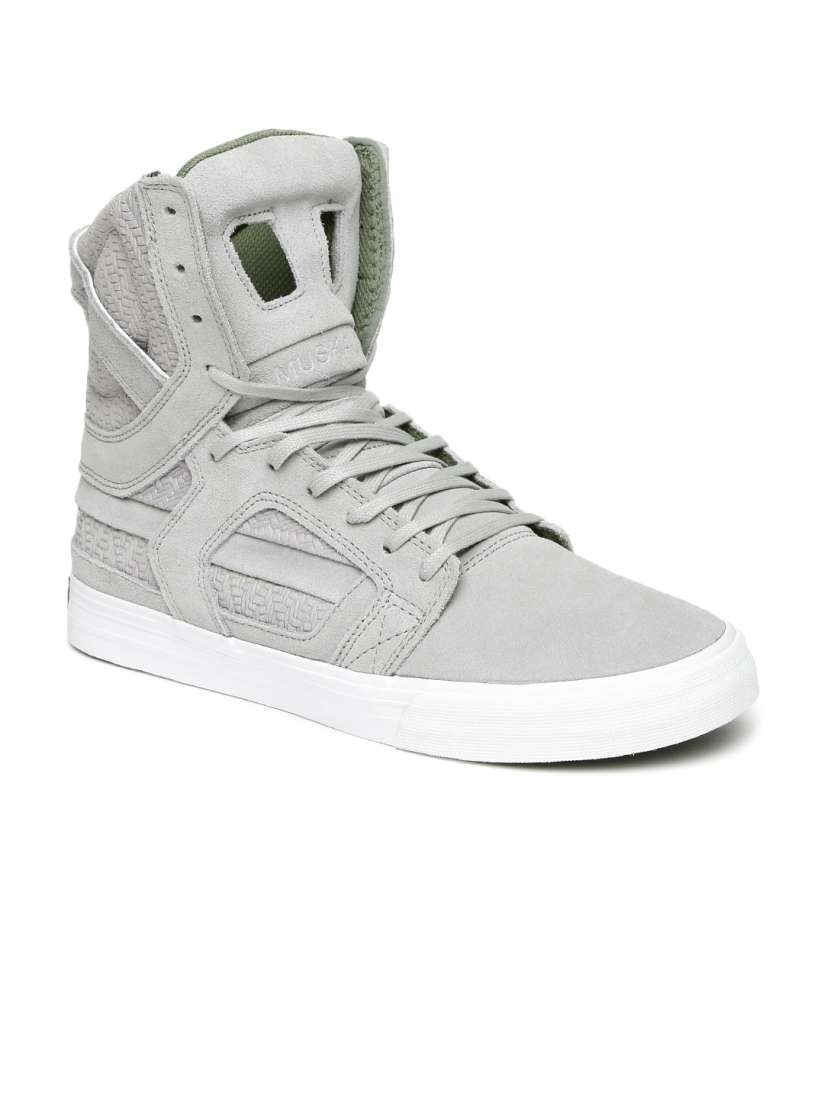Supra grey high tops top
