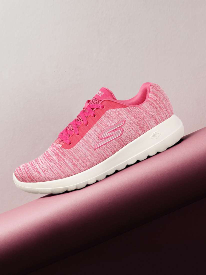 Ladies pink skechers go walk discount
