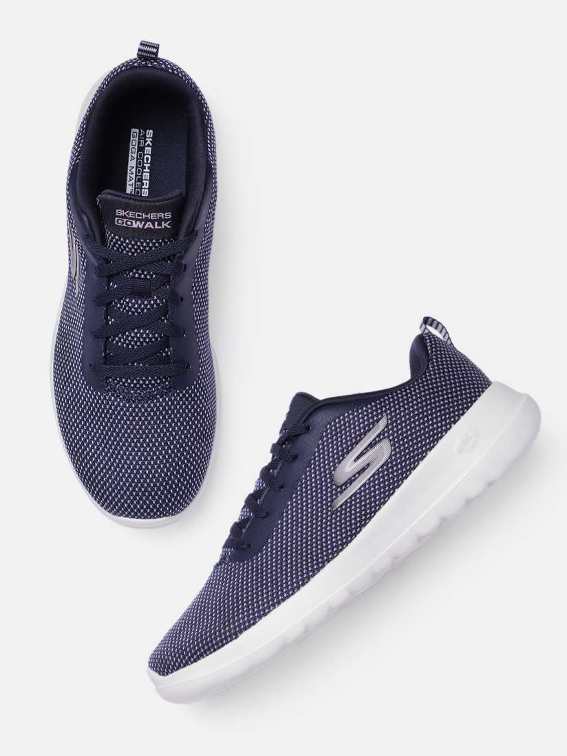 Navy blue skechers womens shop