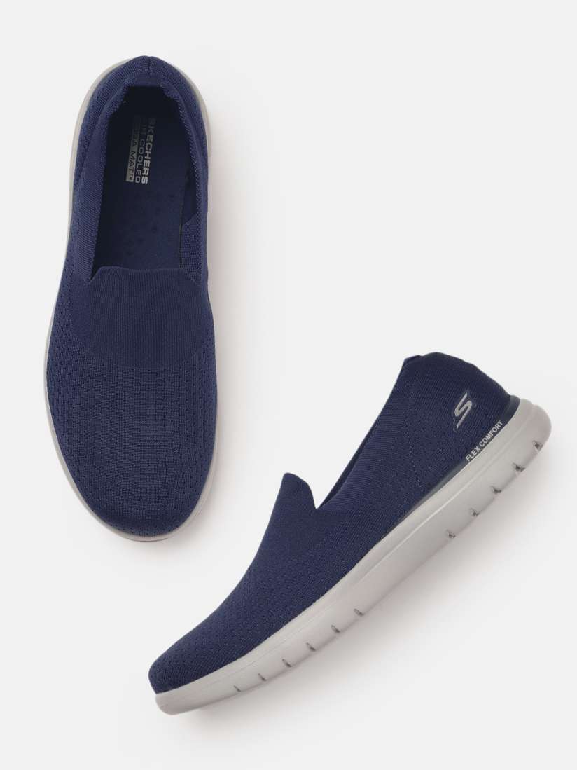 Buy Skechers Women Navy Blue On The Go Flex Walking Shoes Sports Shoes for Women 18906266 Myntra