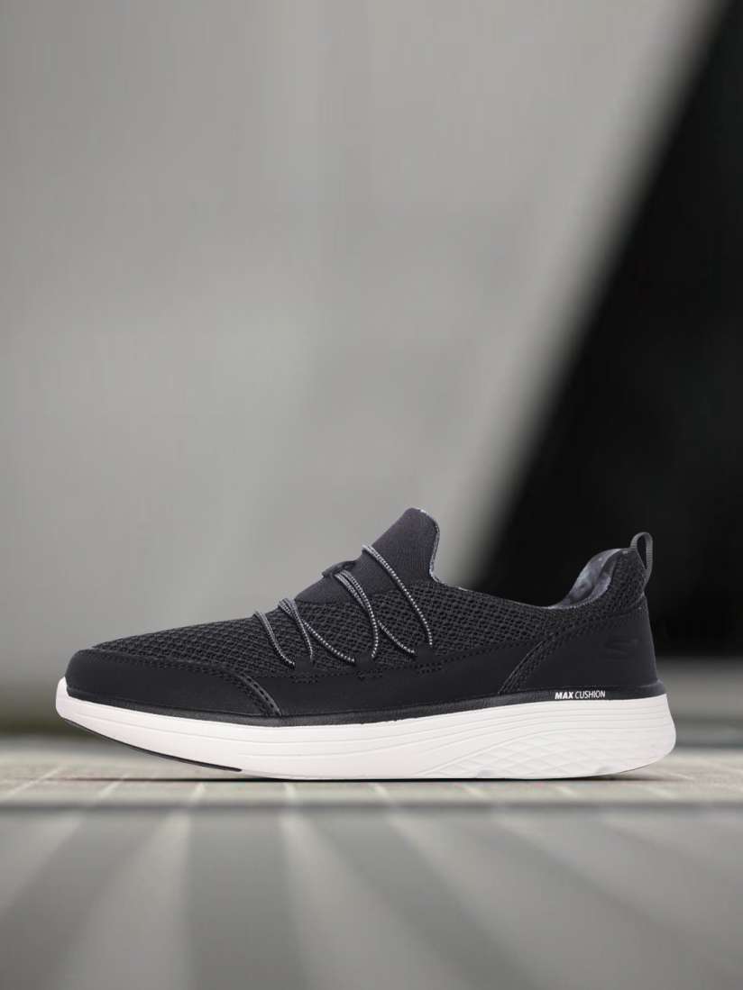 Buy Skechers Women Black Solid Max Cushioning Lite Soaring S Non Marking Walking Shoes Sports Shoes for Women 18906310 Myntra