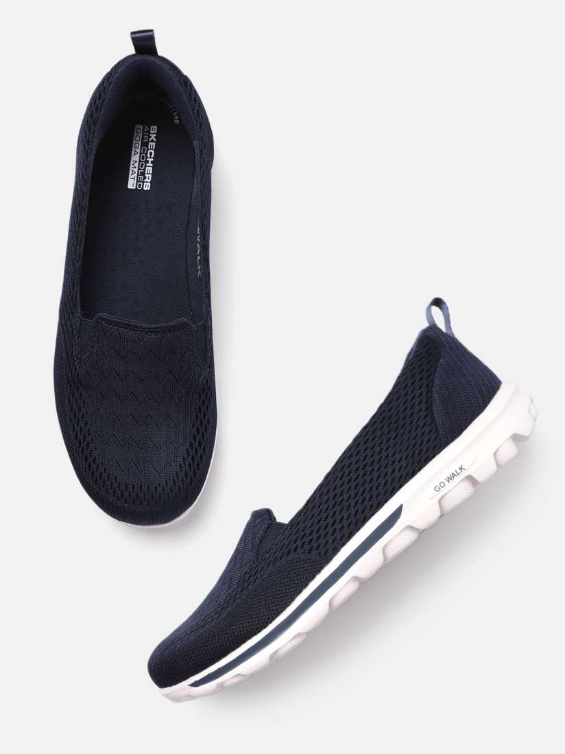 Buy Skechers Women Navy Blue GO WALK CLASSIC TALIA Air Cooled Goga Mat Walking Shoes Sports Shoes for Women 18906370 Myntra