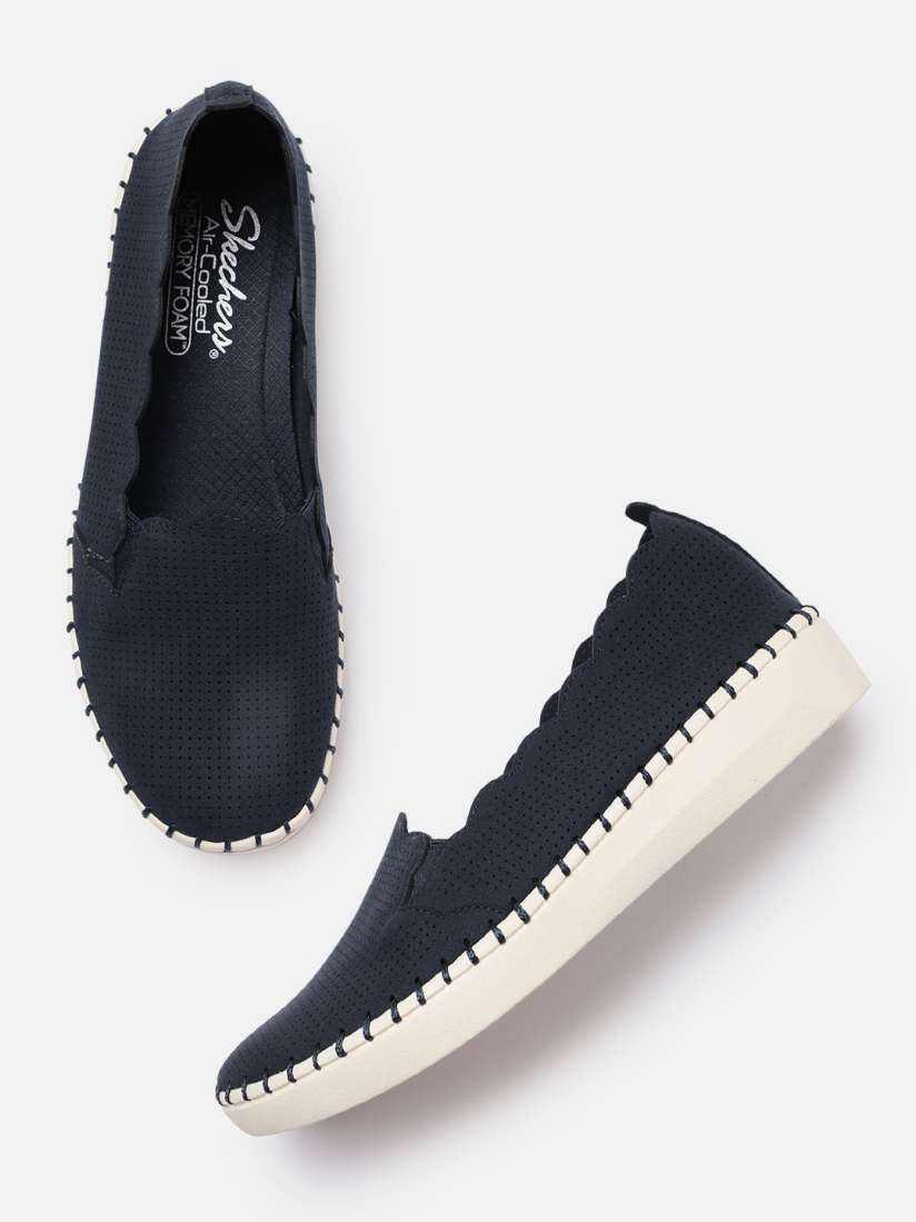 Ladies skechers navy blue shop