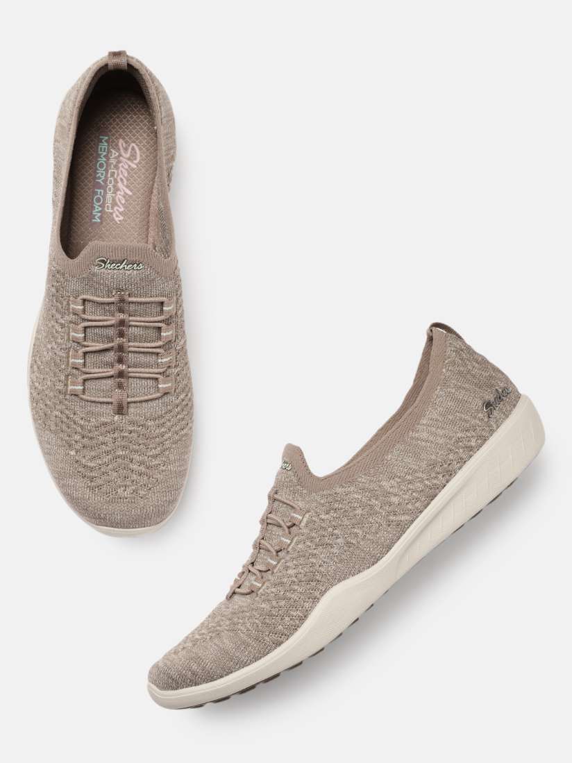 Skechers women's verified taupe on sale
