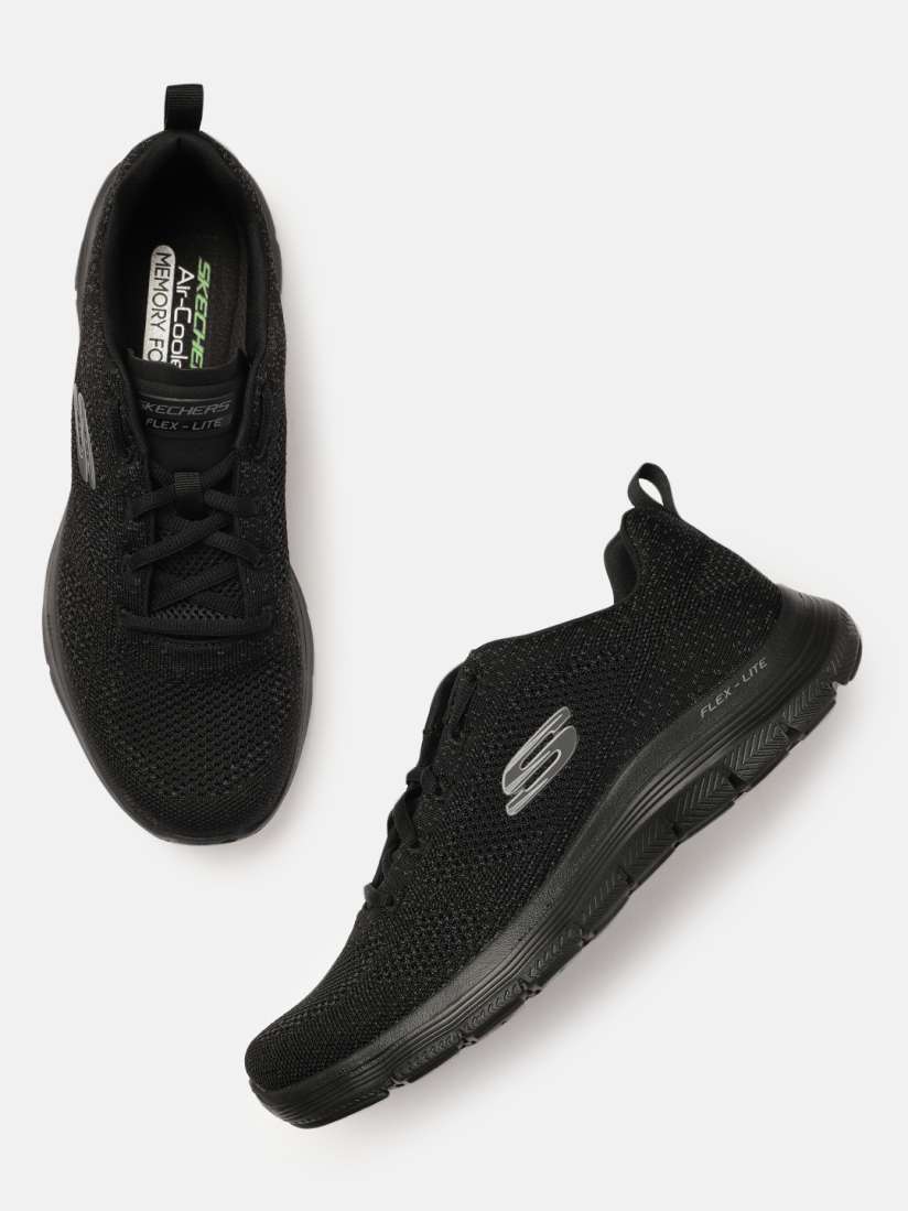 Black shoes myntra shop