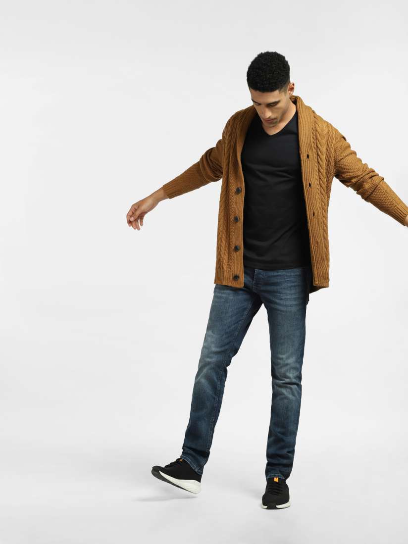 Buy Jack Jones Men Blue Low Rise Heavy Fade Stretchable Jeans Jeans for Men 18906930 Myntra