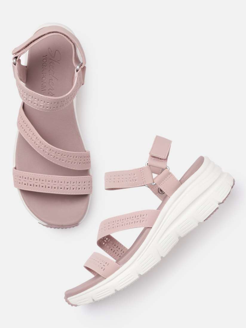 Buy Skechers Women Pink Fashion Fit Open Toe Flats Flats for Women 18908558 Myntra