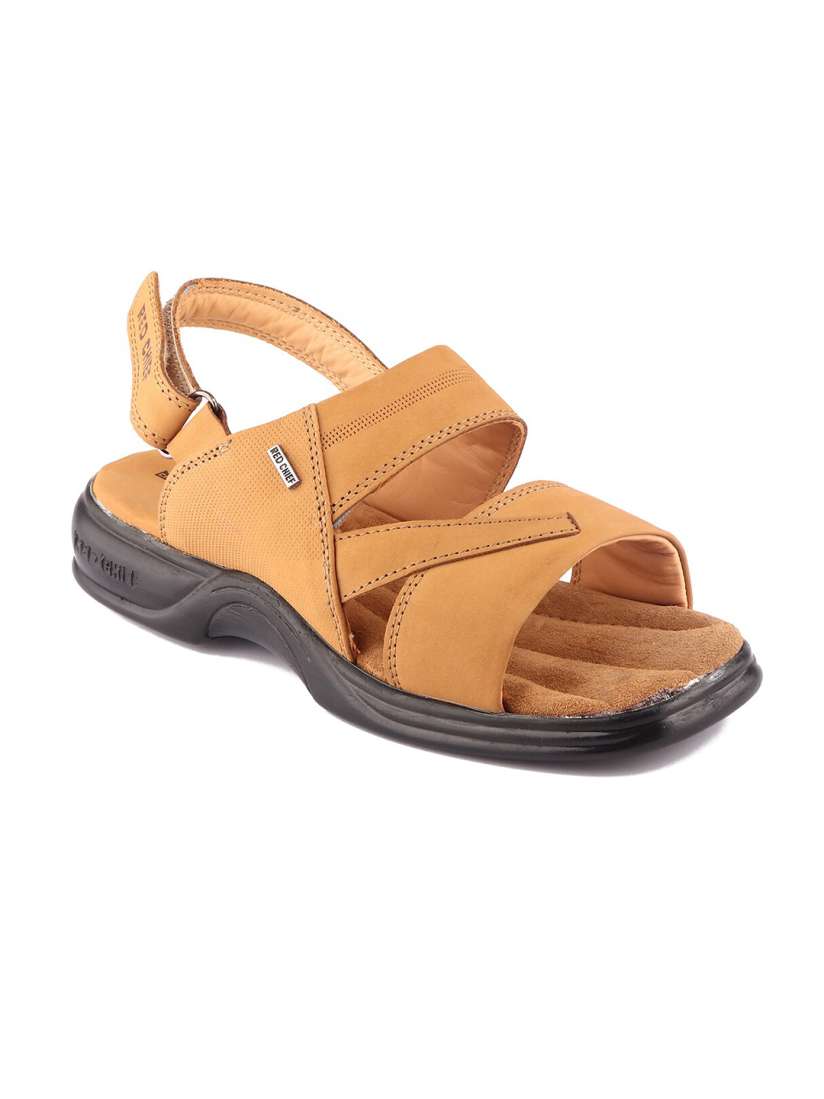 Buy Red Chief Men Tan Brown Leather Comfort Sandals Sandals for Men 18917448 Myntra