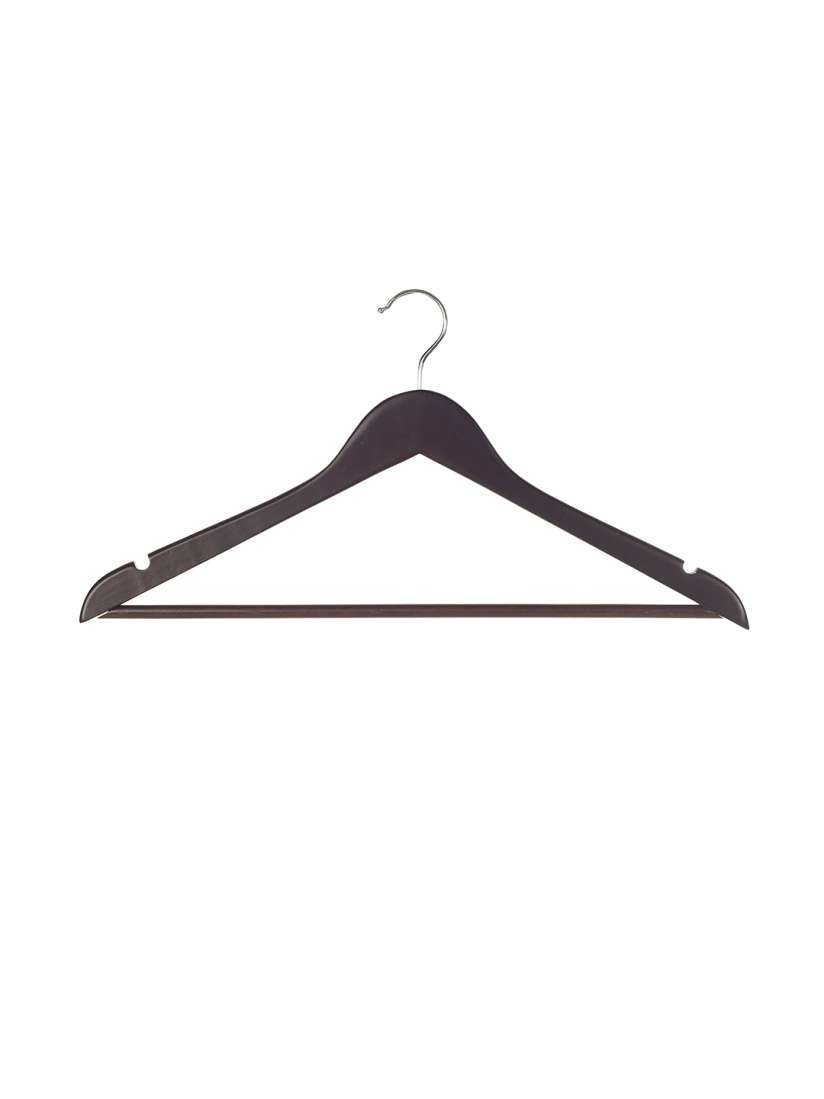 Buy howards storage world Set of 18 Brown Wooden Clothes Hangers Hanger for Unisex 1891913 Myntra