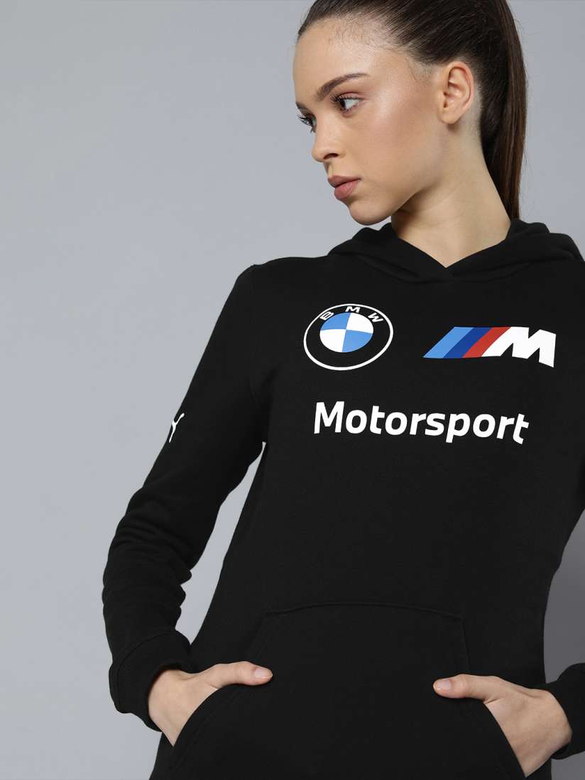 Buy PUMA Motorsport Women Brand Logo Printed BMW M Motorsport Hooded Regular Fit Sweatshirt Sweatshirts for Women 18922722 Myntra