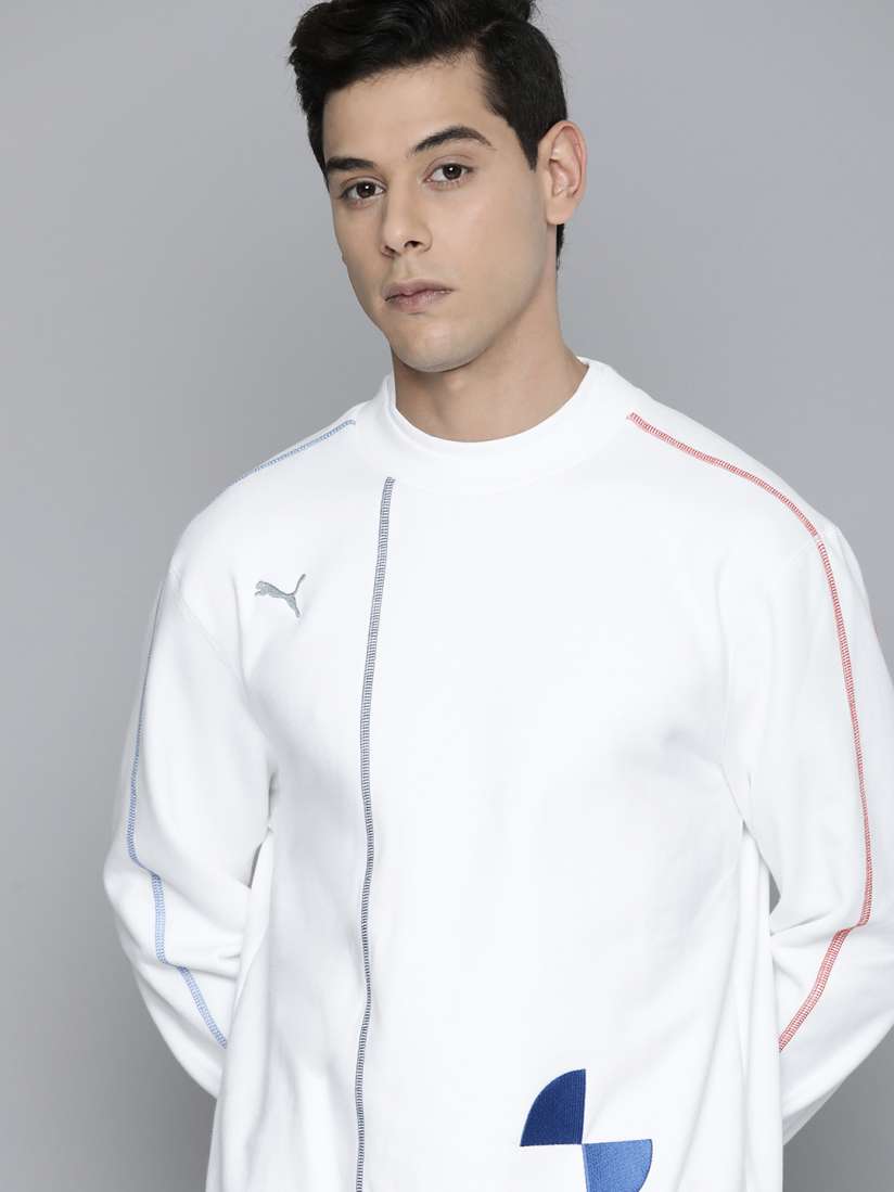 White puma sweatshirt on sale