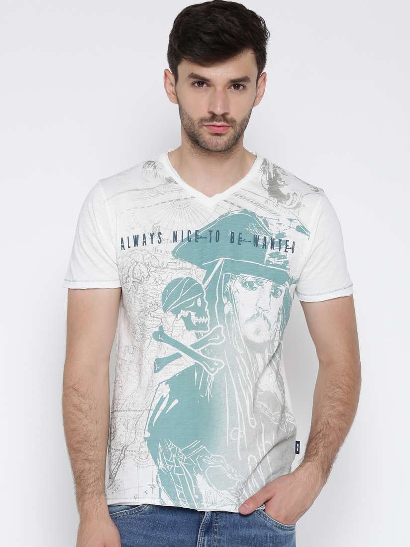 Pyrex T-shirt da uomo in cotone - bordeaux: in offerta a 19.99€ su