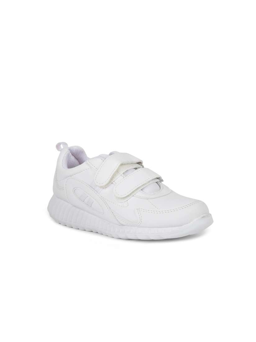 Boys white velcro sneakers sale