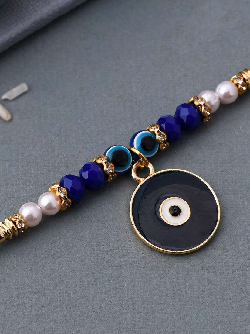 Buy Dare by Voylla Stone Decked Evil Eye Design Rakhi Rakhi for Men 18941412 Myntra