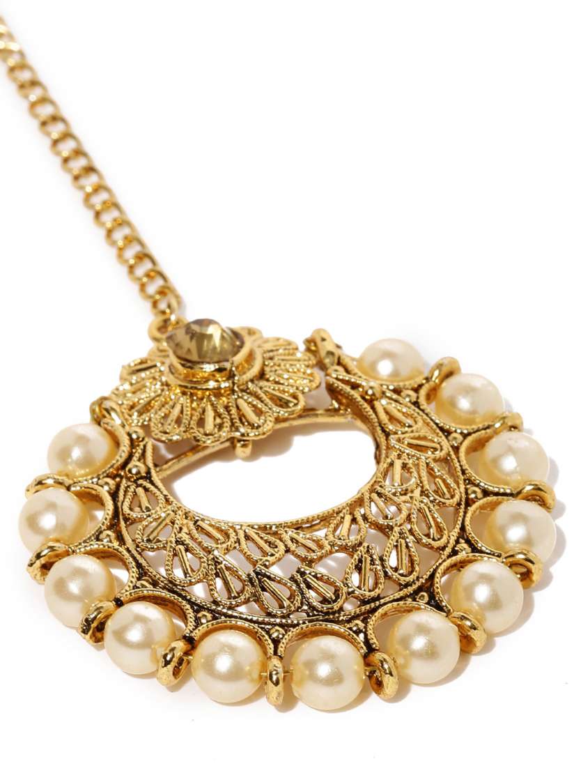 Zaveri pearls maang tikka cheap