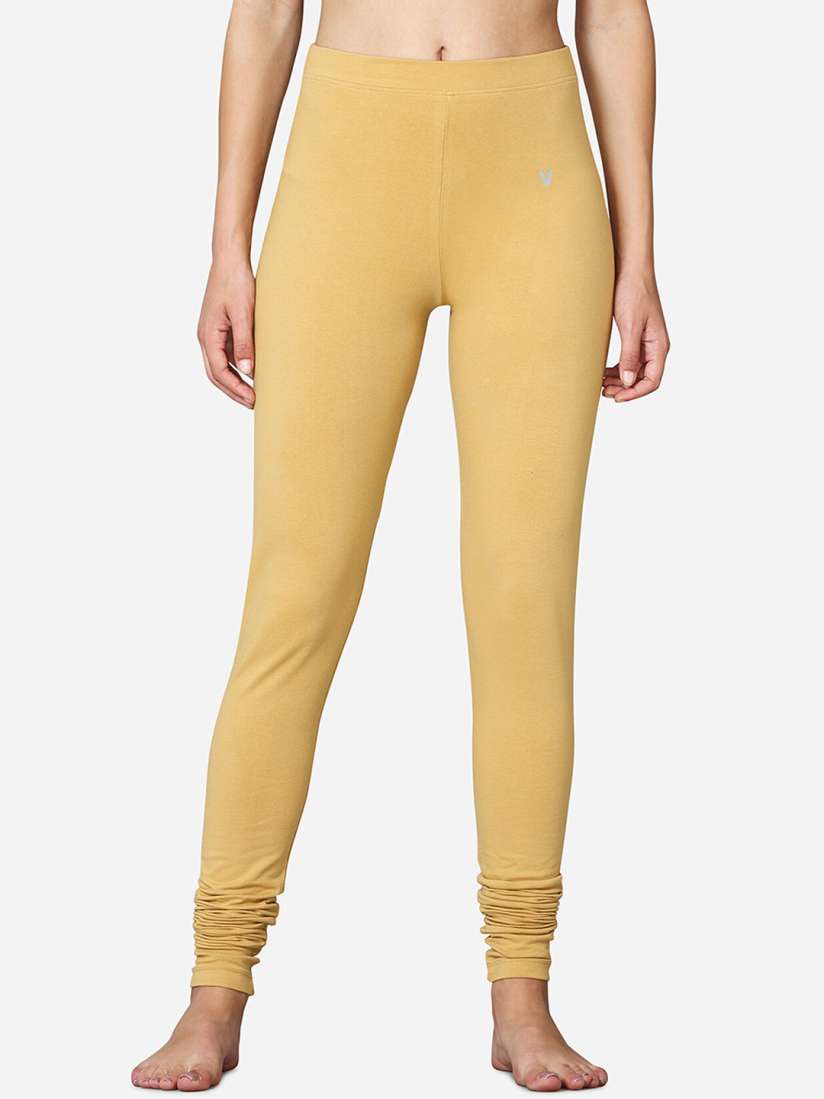 Buy VStar Women Cream Colored Solid Churidar Length Leggings Leggings for Women 18949686 Myntra