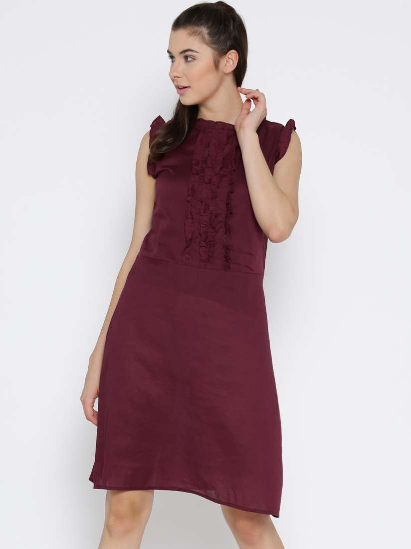 Myntra a line dress cheap