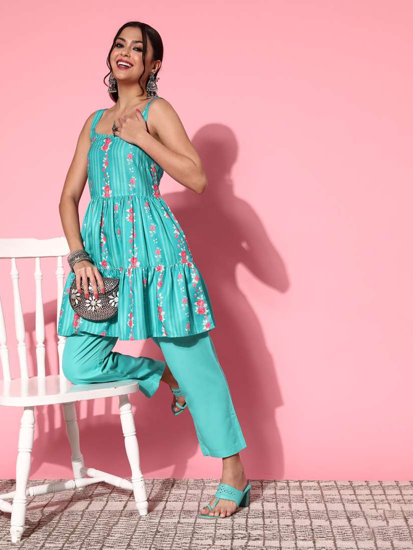 Spaghetti strap kurta online hotsell