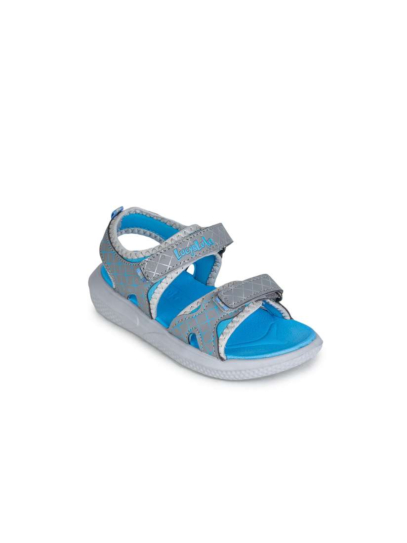 Buy Liberty Kids Grey Blue Printed Casual Sports Sandals Sandals for Unisex Kids 18960930 Myntra