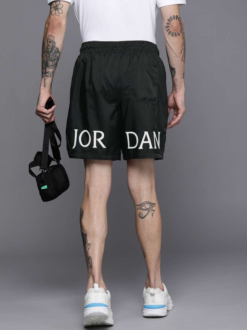 Buy Nike Men Black Typography Printed Poolside Sports Shorts Shorts for Men 18962846 Myntra