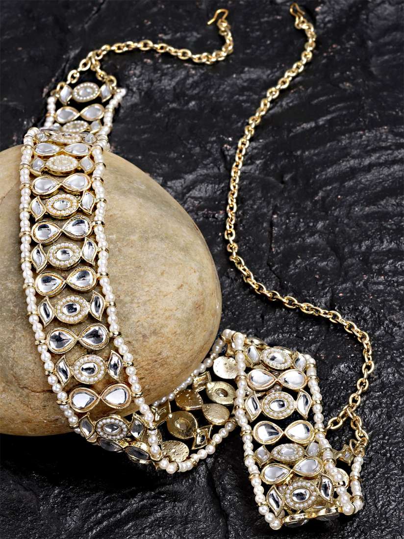 Kundan waist chain sales