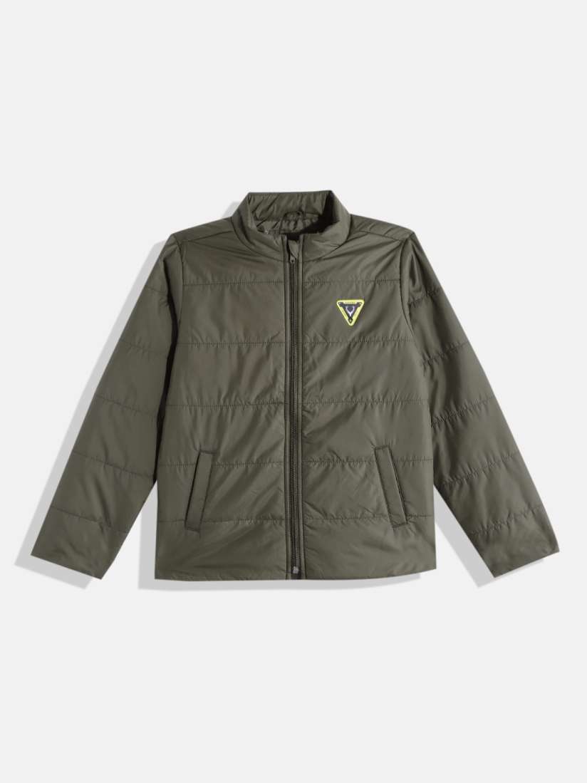 Boys olive green jacket on sale