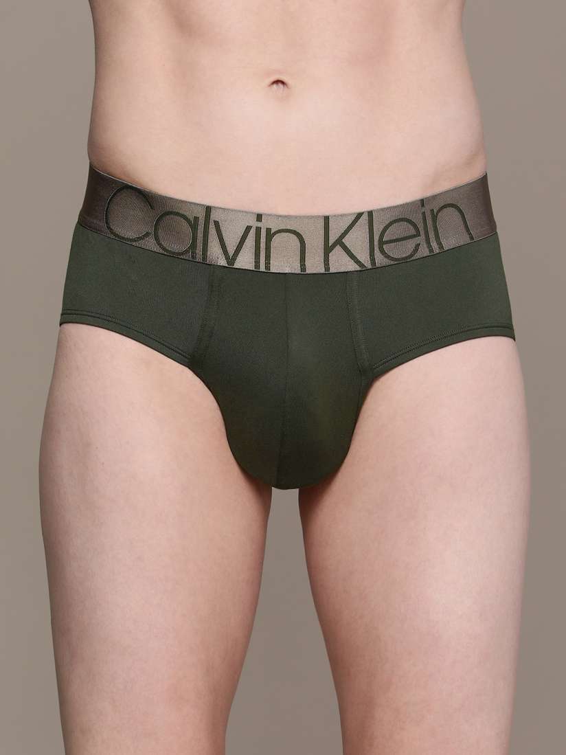 Calvin klein olive green underwear deals