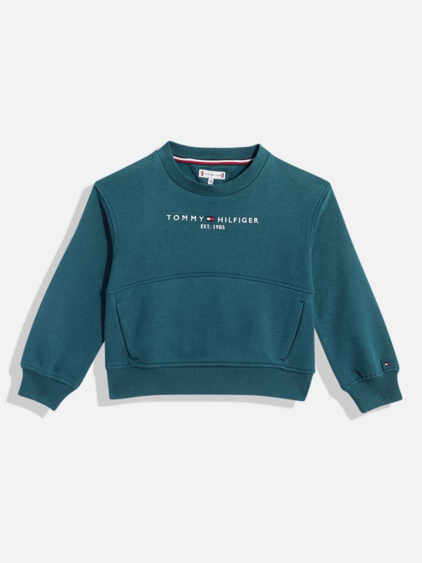 Buy Tommy Hilfiger Girls Sweatshirt Sweatshirts for Girls 18970680 Myntra