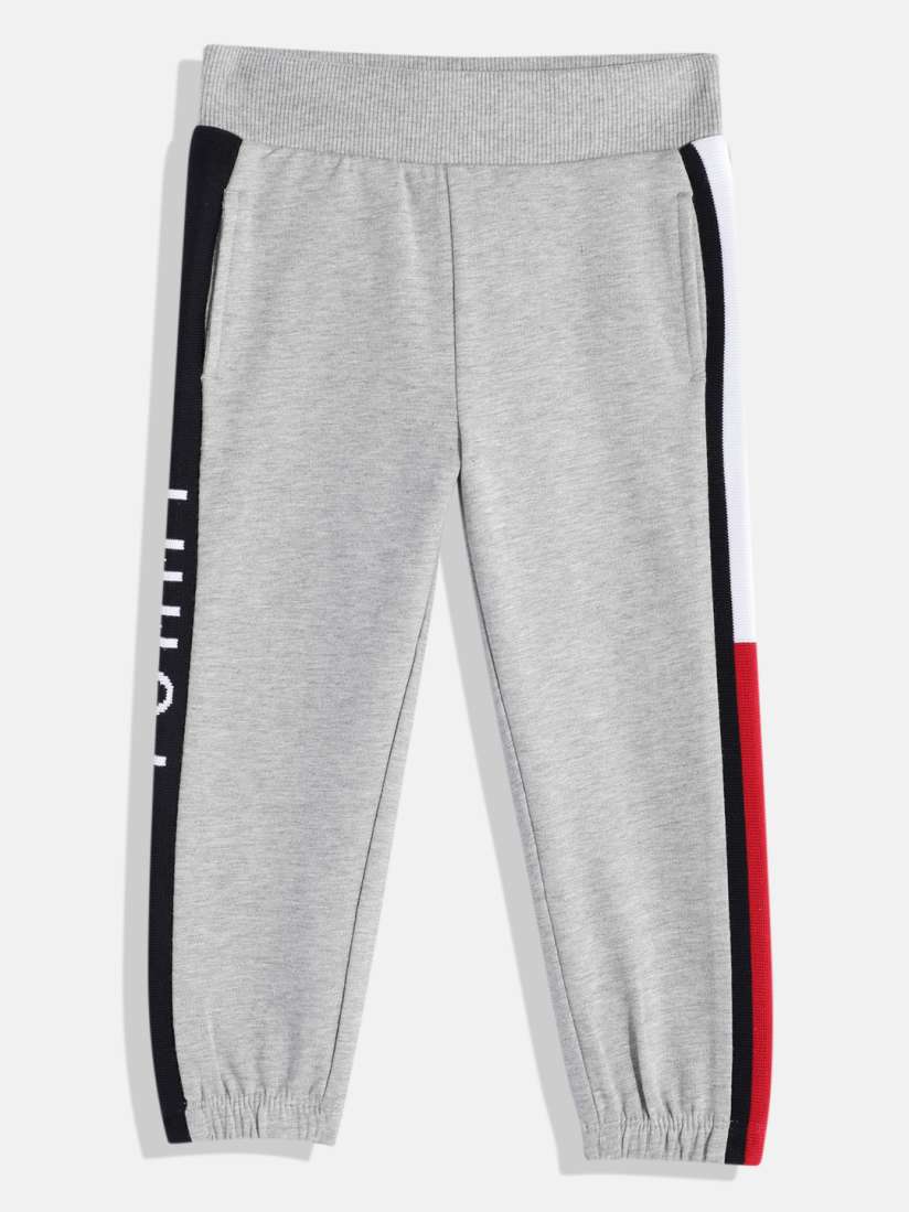 Buy Tommy Hilfiger Boys Solid Joggers with Side Stripe Detail Track Pants for Boys 18972114 Myntra