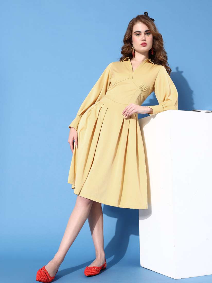 Zink london yellow dress cheap