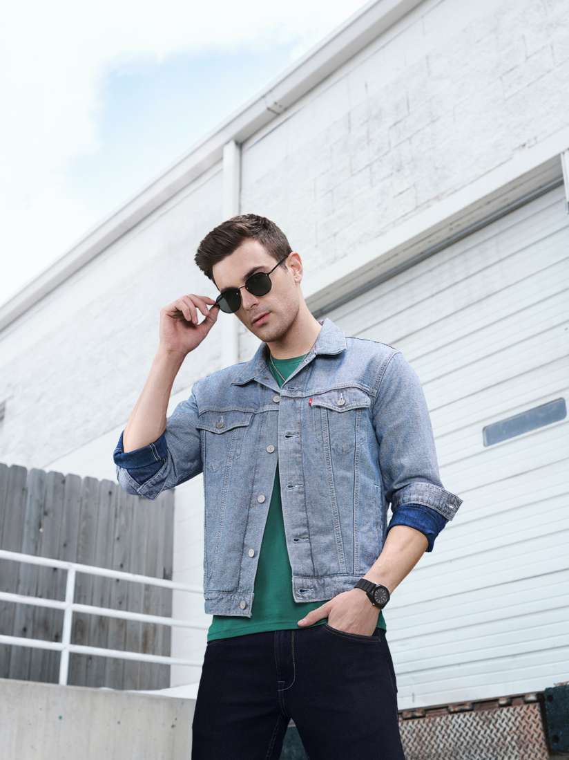 Levis denim jacket myntra clearance