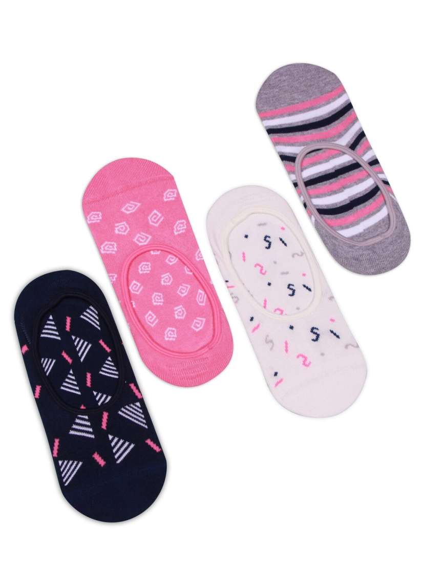 Buy Bonjour Women Pack Of 4 Assorted Loafer Socks Socks for Women 18975306 Myntra