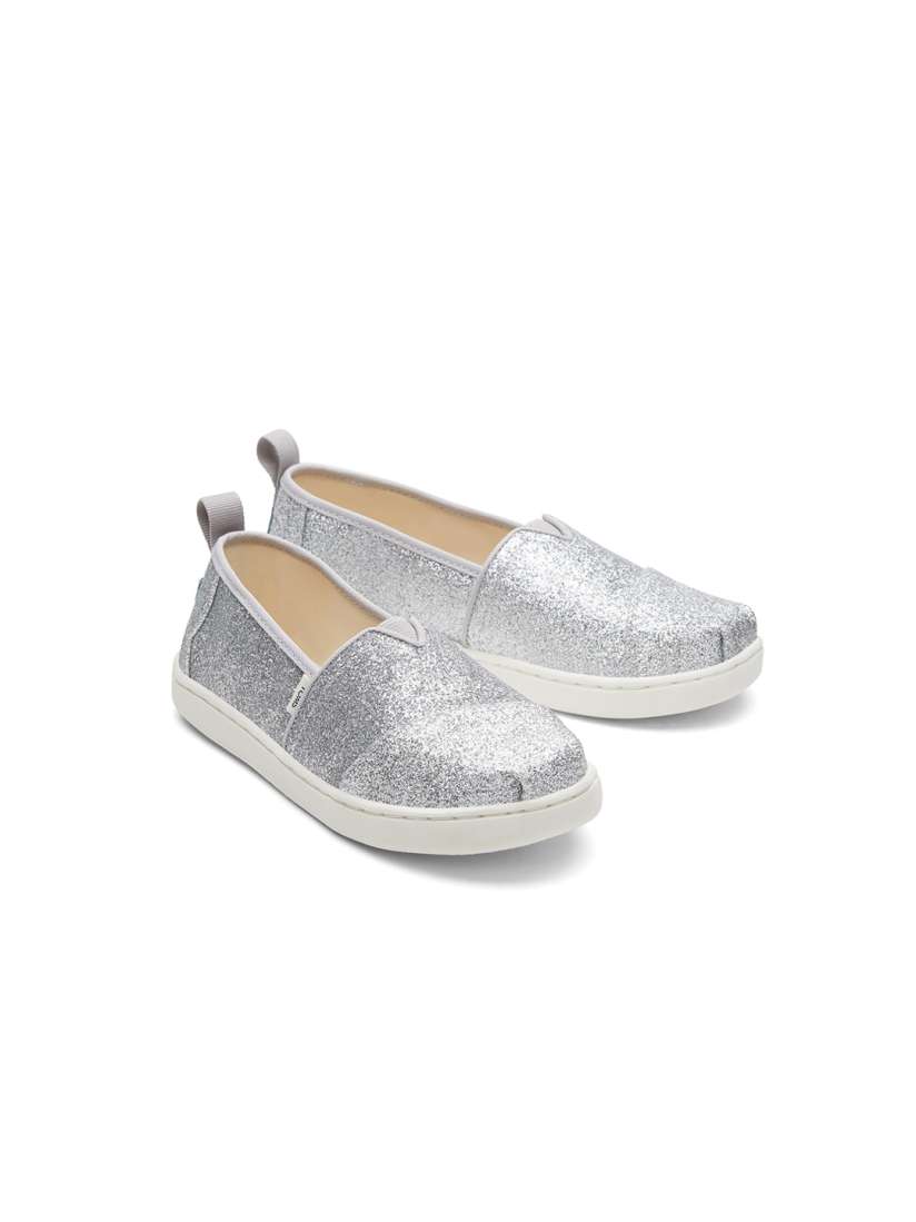 Buy TOMS Girls Silver Toned Textured Slip On Sneakers Casual Shoes for Girls 18975364 Myntra