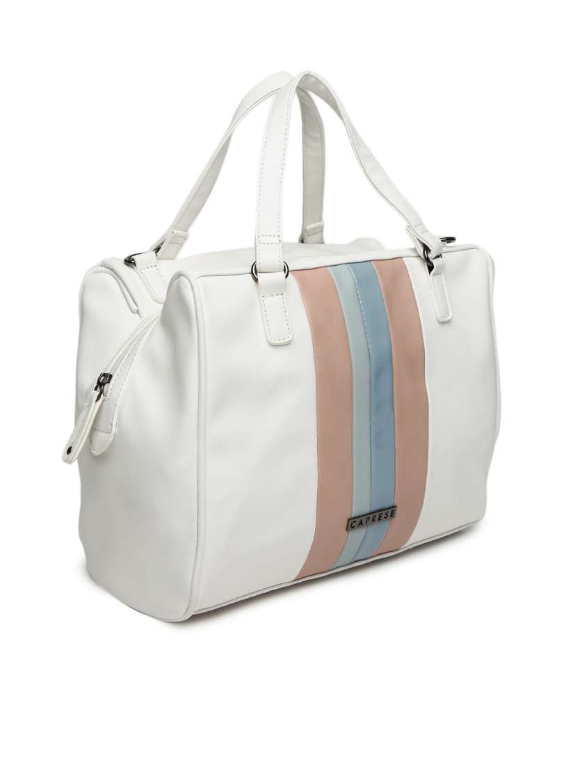 Buy Caprese White Colourblocked Handheld Bag Handbags for Women 1897785 Myntra